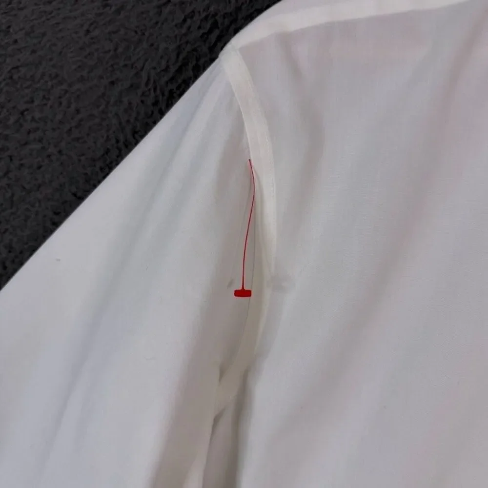 Brooks Brothers Dress Shirt Mens 15.5 35 White French Cuff Long Sleeve Formal